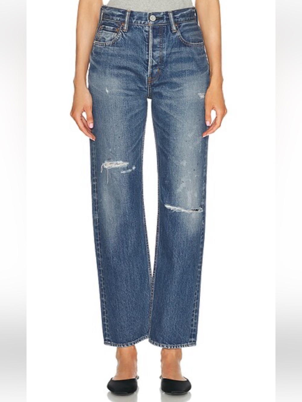 Moussy Vintage Gulfport Wide Straight Jean